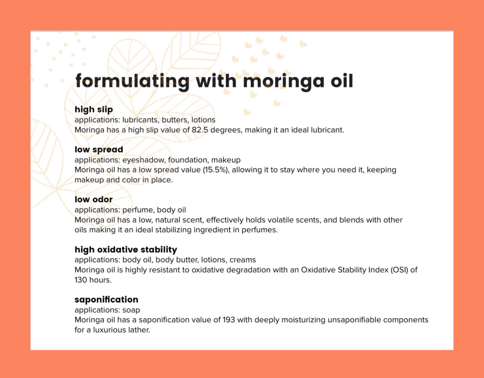 Moringa Oil - Bulk - True Moringa