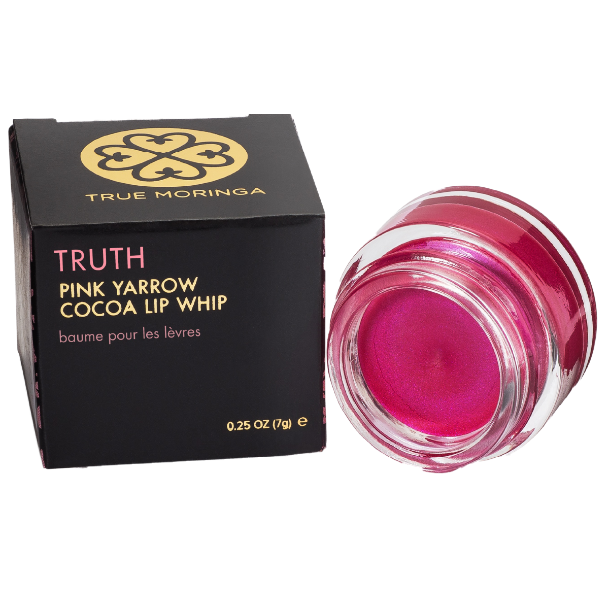 Truth (Pink Yarrow Cocoa) Lip Whip 0.25 oz - True Moringa